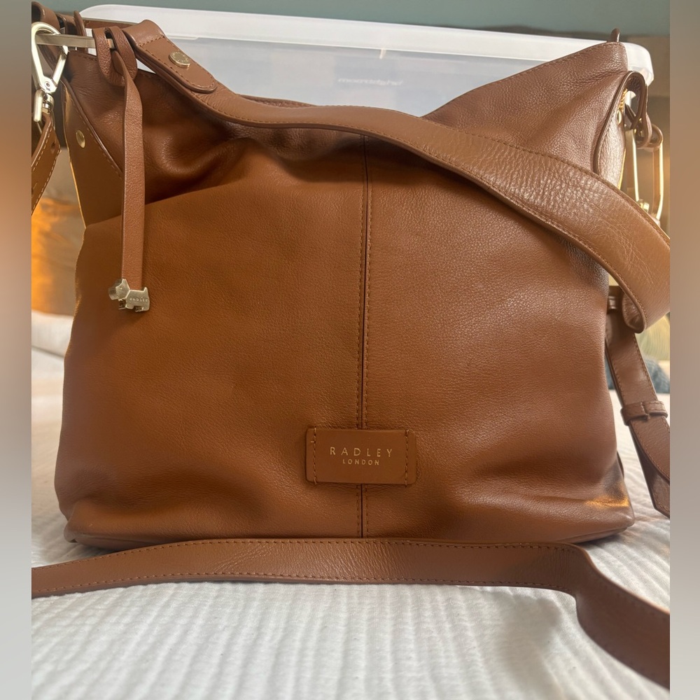 RADLEY LONDON Tan Leather Hobo Bag